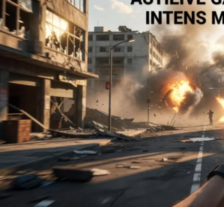 Actiescène die de gameplaymechanieken van de game toont